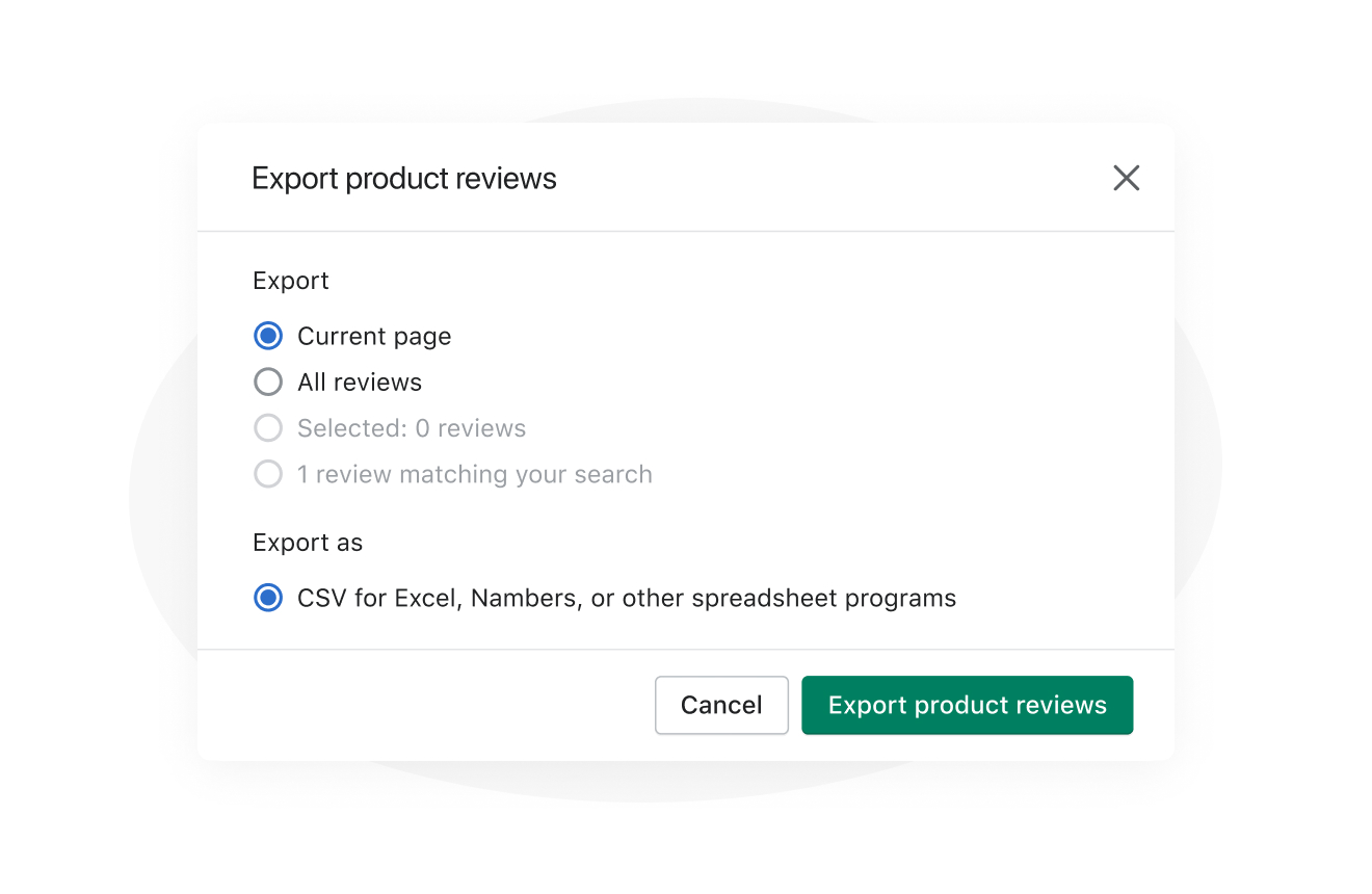 import reviews shopify and export reviews shopif